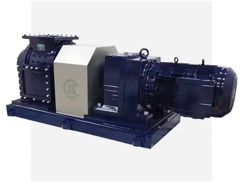 JS Proputec Lamella pump with motor and drive on baseplate